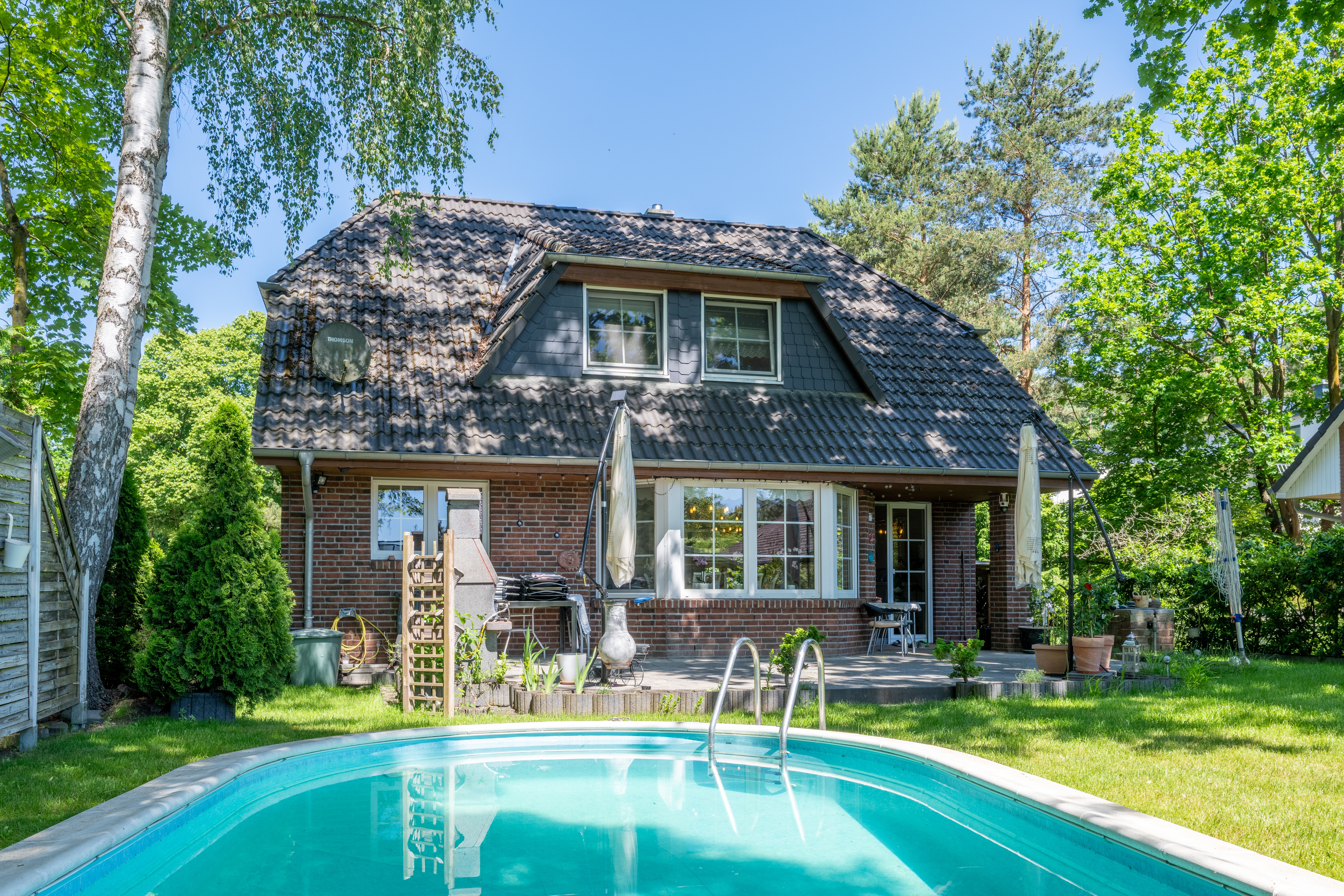 Hausansicht Gartenseite