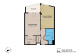 Grundriss - Wohnen im begehrten Maximilians Quartier: Moderne 2-Zimmer Wohnung mit Balkon & TG-Stellplatz