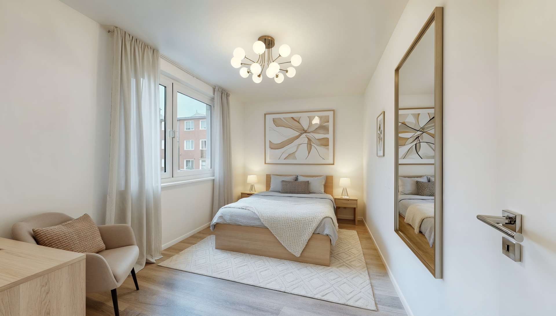 Einrichtungsbeispiel Schlafzimmer