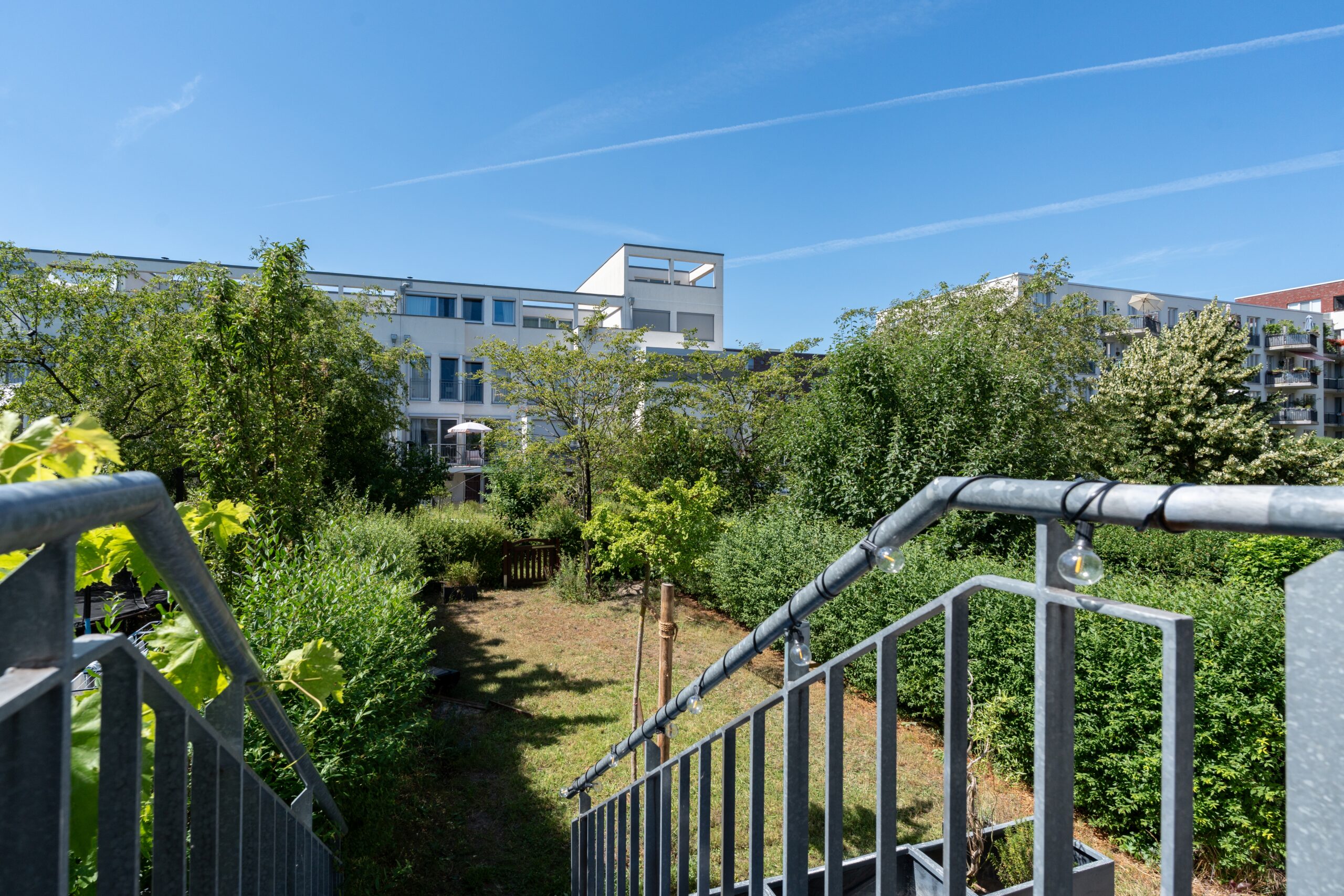 Treppe zum Garten