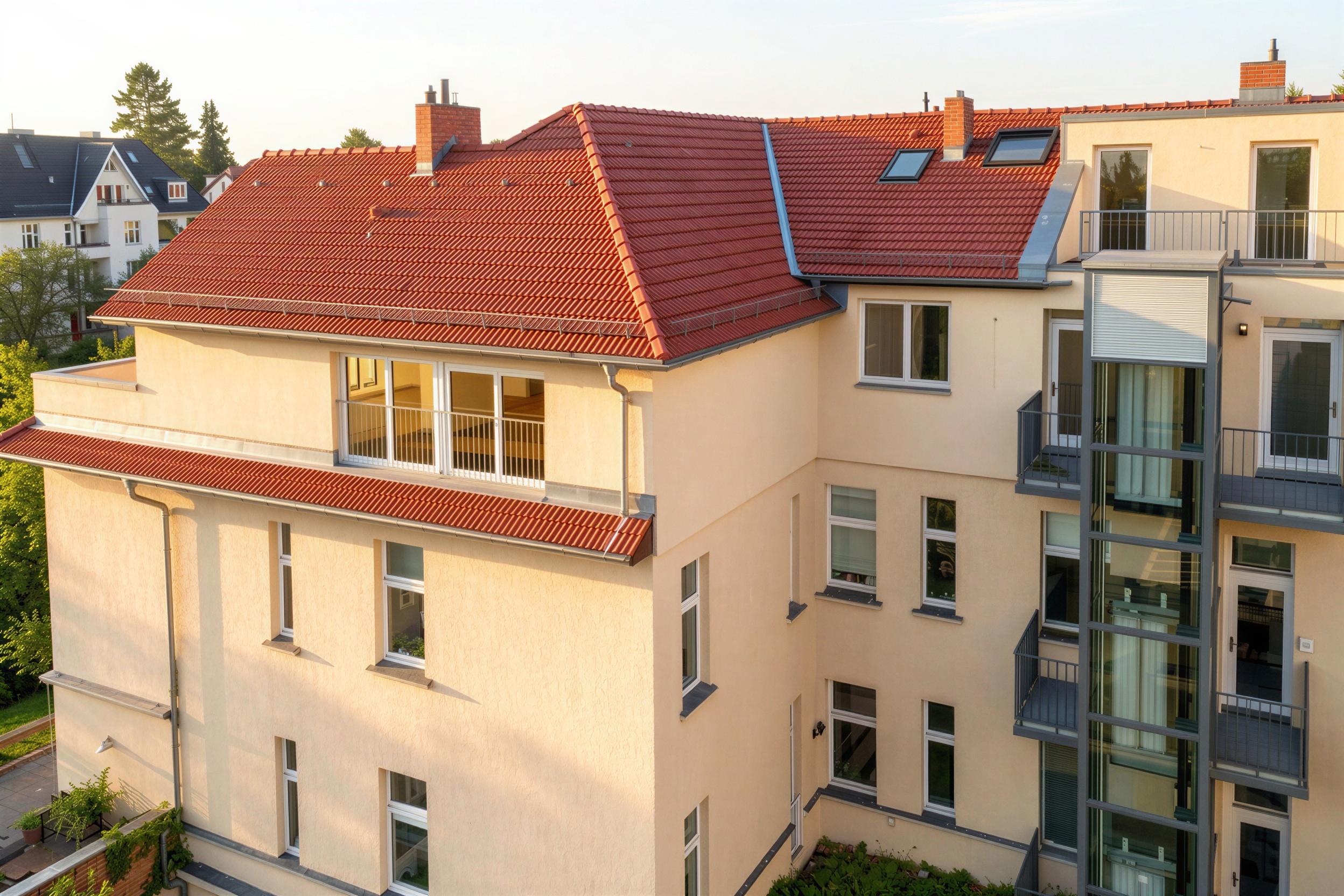 Wohnhaus - Seitenansicht