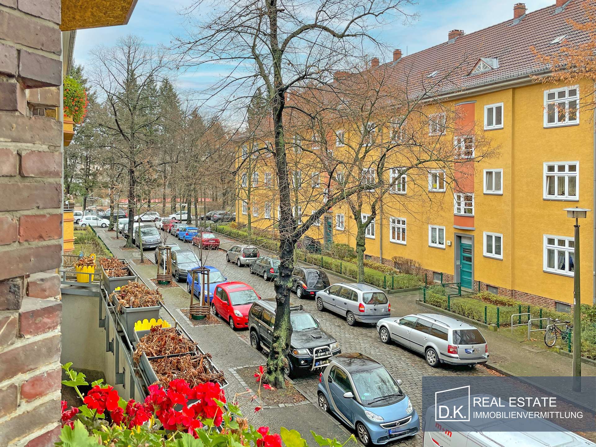 Aussicht vom Balkon