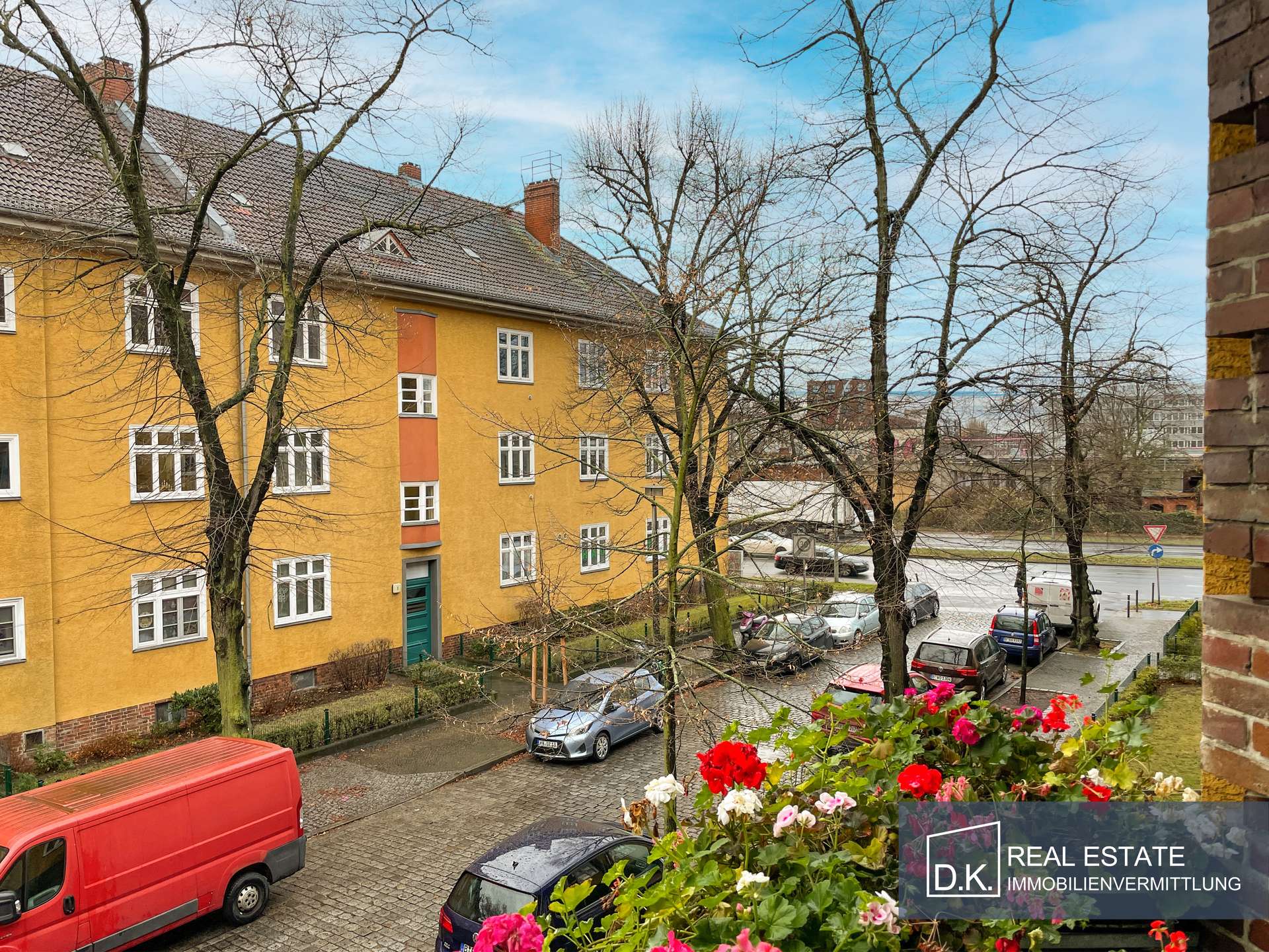 Aussicht vom Balkon