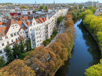 Wohnhaus - Landwehrkanal - Wohnen in der Belle Étage mit Blick auf den Landwehrkanal: Großzügige 4-Zimmer Wohnung mit Balkon