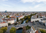 Umgebung - Luftaufnahme - Wohnen in der Belle Étage mit Blick auf den Landwehrkanal: Großzügige 4-Zimmer Wohnung mit Balkon