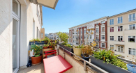 Balkon - Mitten im begehrten Graefekiez! Großzügige 4,5-Zimmer Altbauwohnung mit Balkon und Fahrstuhl