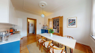 Küchen-/Essbereich - Mitten im begehrten Graefekiez! Großzügige 4,5-Zimmer Altbauwohnung mit Balkon und Fahrstuhl