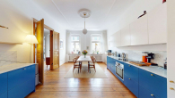 Küchen-/Essbereich - Mitten im begehrten Graefekiez! Großzügige 4,5-Zimmer Altbauwohnung mit Balkon und Fahrstuhl