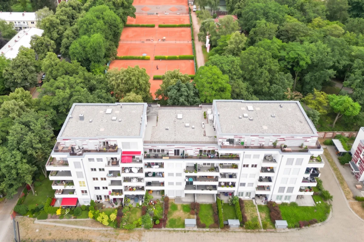 Luftaufnahme Wohnanlage