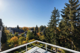 Aussicht Terrasse - Luxuriös & kernsaniert: Dachgeschosswohnung mit großem Südbalkon an der Villenkolonie Lichterfelde
