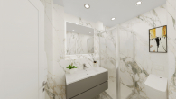 Bezugsfrei & Sanierungsbedürftig: Ihr City Apartment im Stephankiez - Visualisierung Badezimmer