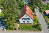 Bezugsfreies Wohnhaus in bester und ruhiger Stahnsdorfer Lage - Luftaufnahme