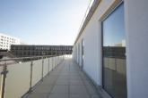Balkonterrasse in der oberen Wohnebene - Dachgeschosswohnung in Berlin