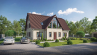 Villa in Kleinmachnow - Frontansicht Visualisierung