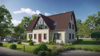 Villa in Kleinmachnow - Frontansicht Visualisierung
