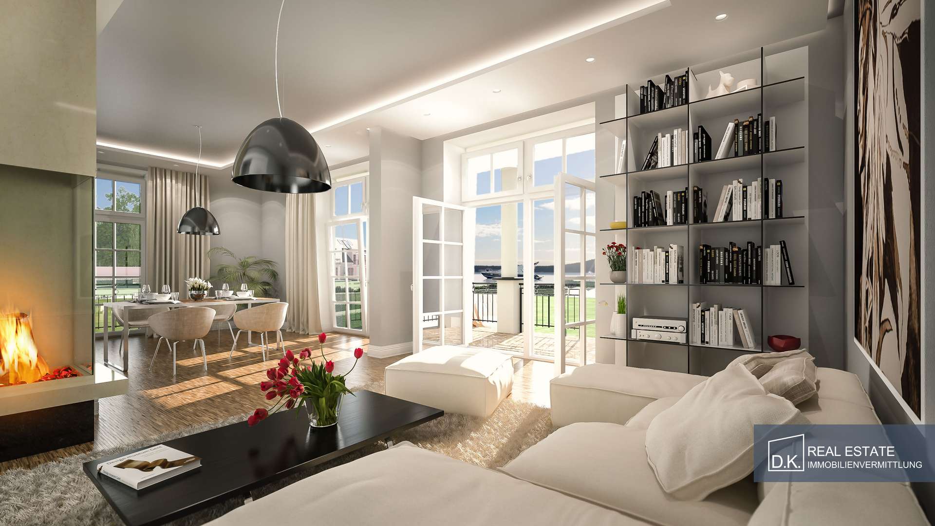 Wohnzimmer (Einrichtungsbeispiel)