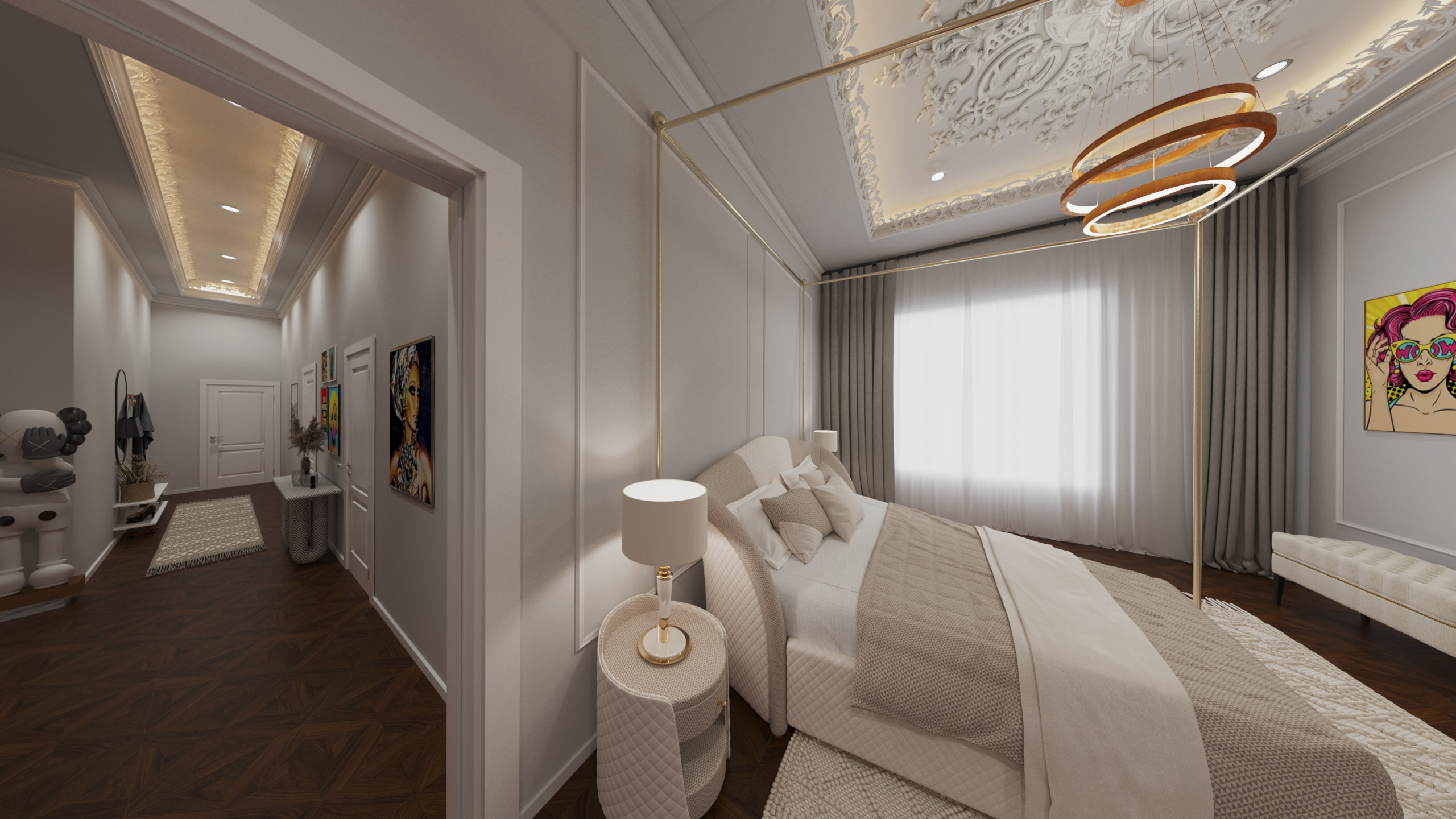 Einrichtungsbeispiel / Schlafzimmer