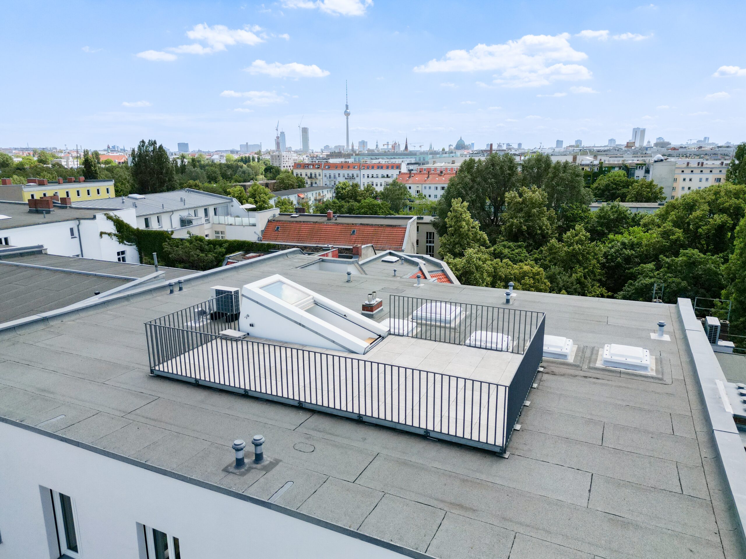 Außenansicht Dachterrasse