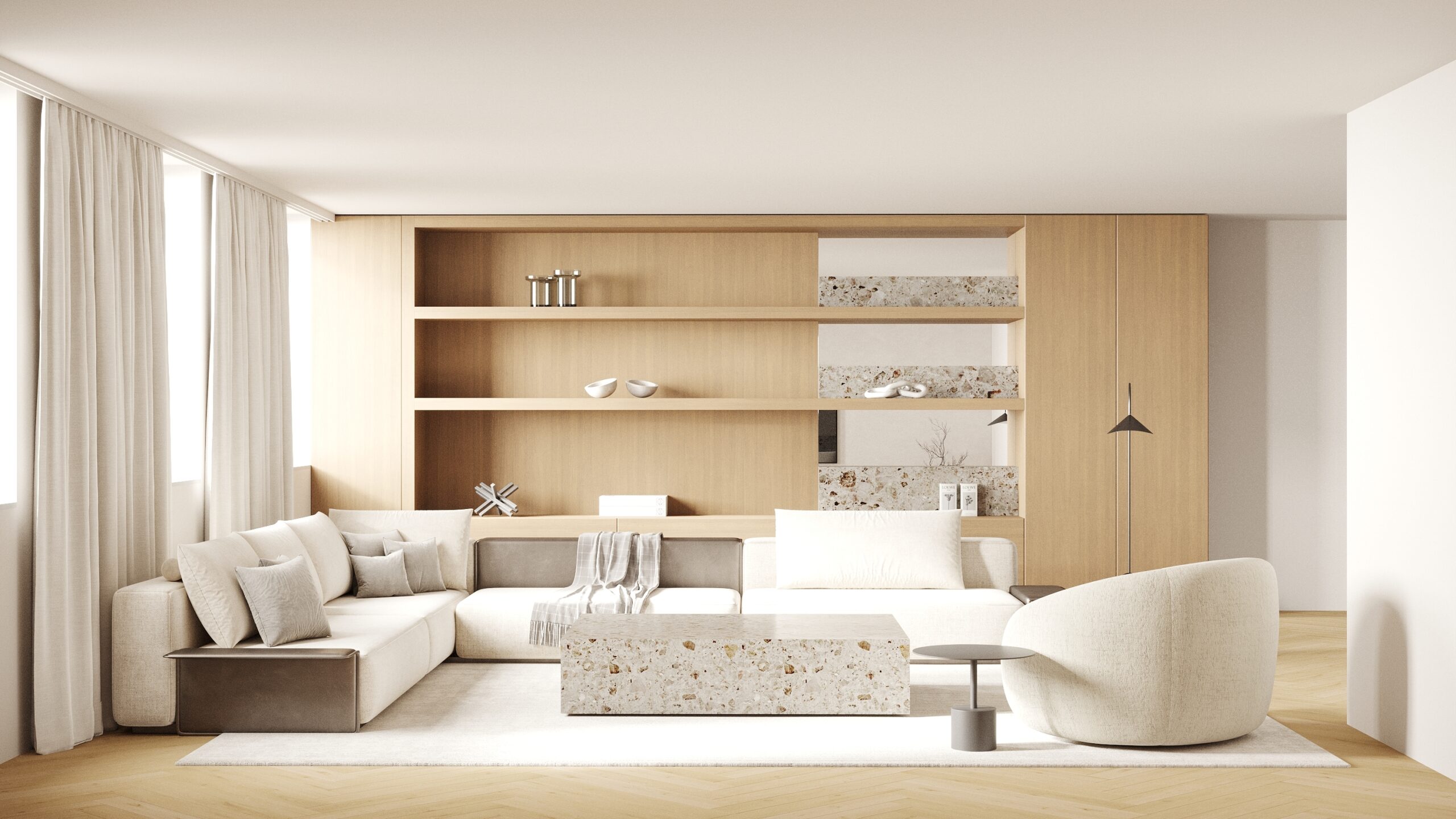 Einrichtungsbeispiel Wohnzimmer
