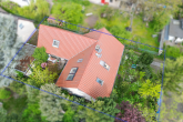 Sanierungsbedürftig: familienfreundliches Einfamilienhaus mit Garten und Garage in Berlin-Spandau - Luftaufnahme