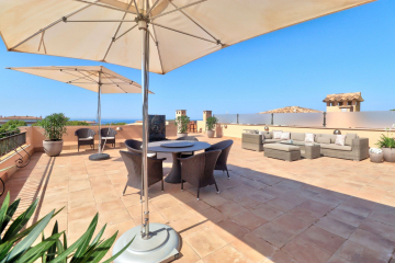 Einzigartiges Penthouse mit atemberaubendem 360-Grad-Blick: Luxusleben in Ses Penyes Residencial,  Santa Ponsa (Spanien), Penthousewohnung