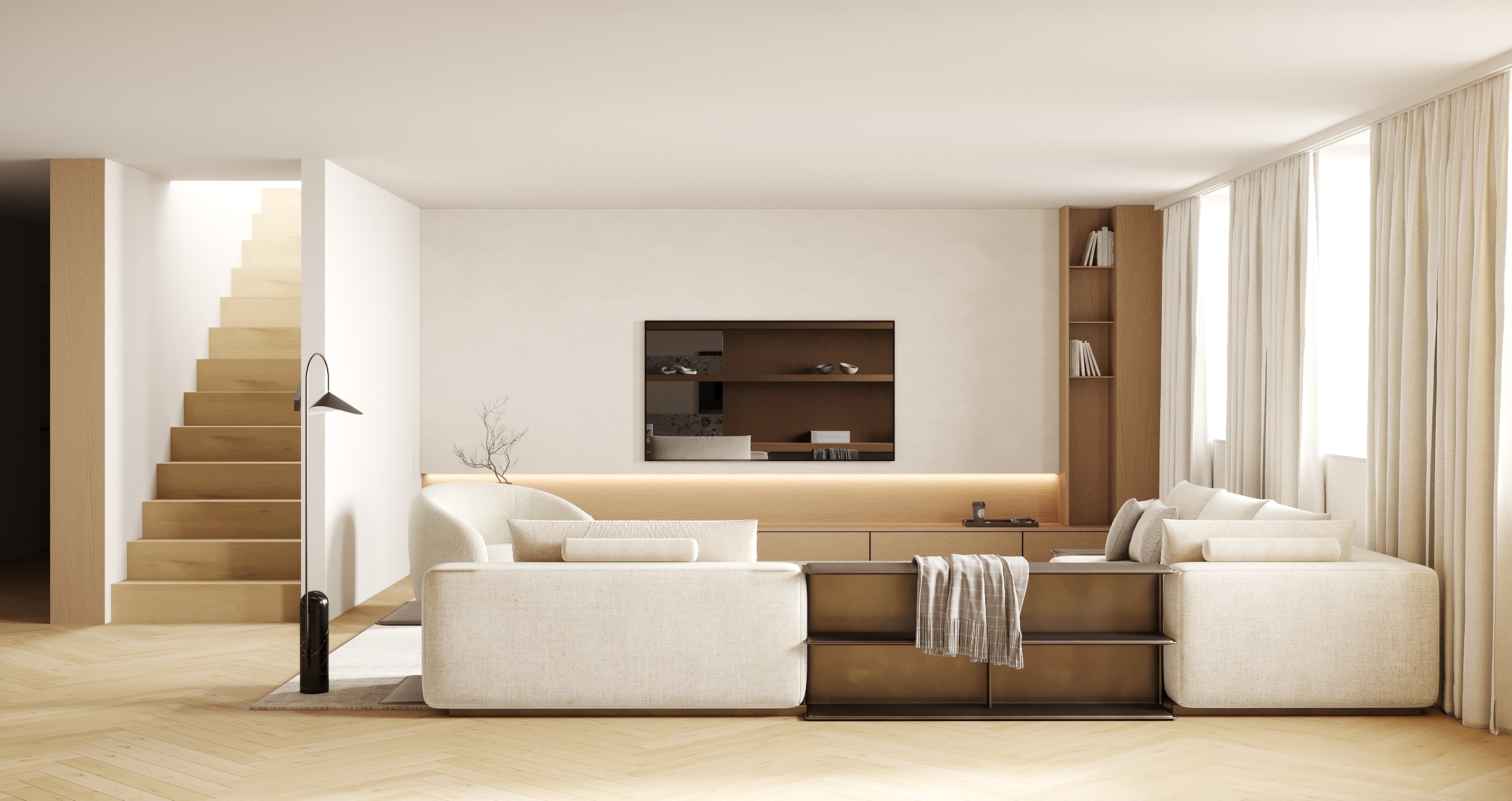 Einrichtungsbeispiel Wohnzimmer