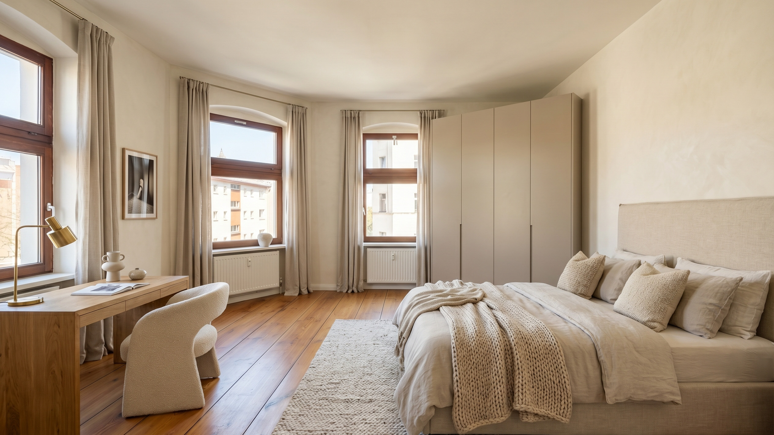 Einrichtungsbeispiel Schlafzimmer