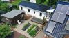 Großzügiges Einfamilienhaus (221 m²) auf gepflegtem Grundstück mit Saunahaus, Bungalow und Schuppen - Luftaufnahme/ Garten